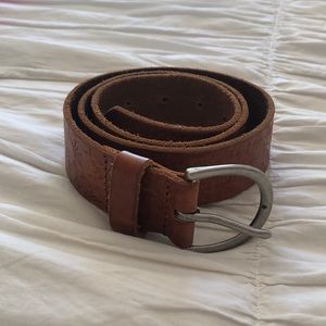 American Eagle Brown Leather Belt (Size M)